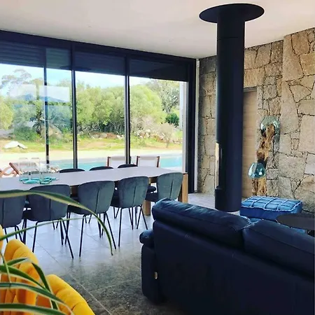 Le Petit Pinarello, Villa 5 Etoiles Pour 10 Personnes, Piscine Chauffee, Plage A 200M * Pinarellu